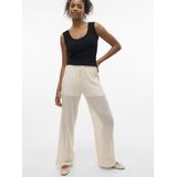 Broek - High Waist - Elastische Taille - Wide Leg Fit