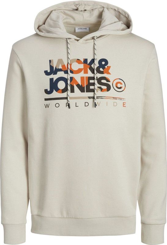 Jack & Jones - Luke Sweat Hood - Heren Hoodie - Zwart
