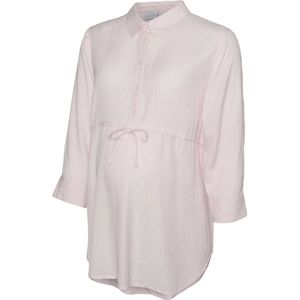 Regular Fit - Overhemd - Blauw - Katoen - 3/4 Mouwen - Knoopsluiting