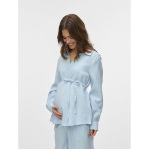 Blouse - V-hals - Lange Mouwen - Regular Fit