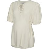 Blouse - Zacht - Regular Fit - Chinese Boord - Knoop Detail