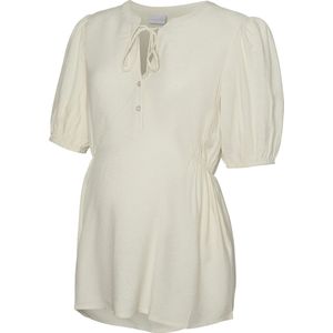 Blouse - Zacht - Regular Fit - Chinese Boord - Knoop Detail