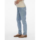 Mamalicious - Oslo - Skinny Fit Zwangerschapsjeans - Blauw - Ondersteunende Buikband