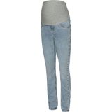 Mamalicious - Oslo - Skinny Fit Zwangerschapsjeans - Blauw - Ondersteunende Buikband