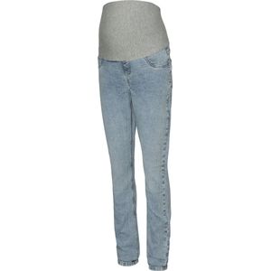 Mamalicious - Oslo - Skinny Fit Zwangerschapsjeans - Blauw - Ondersteunende Buikband