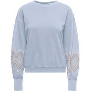 Sweatshirt - Zacht - Regular Fit - Geribde Mouwuiteinden