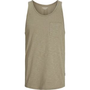 JACK&JONES - JORVARENNA - Tanktop - Silver Sage - Gekamd Jersey