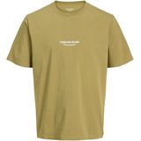 Jack & Jones - JORVesterbro - T-shirt - Kaki/Wit