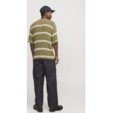 Jack & Jones - Trui - Groen/Wit - Gestreept - Polokraag