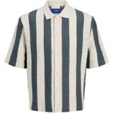 Gerecycled - Gestreept Overhemd - Comfort Fit - Halve Mouw