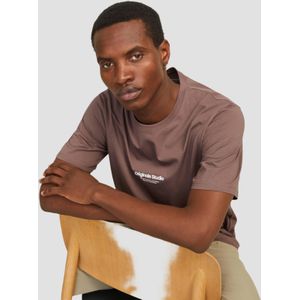 Jack & Jones - JORVESTERBRO TEE SS CREW NECK NOOS - T-shirt - Deep taupe