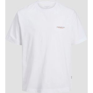 Jack&Jones - Jorboston Photo Tee Ss Crew - T-shirt - Wit