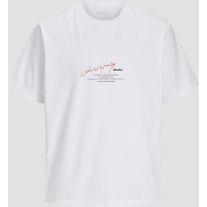 JACK&JONES - JORMANCHESTER SCRIPT TEE SS CREW NECK - T-shirt - Heren