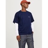 Jack & Jones - Jorparos Easter Sketch - T-shirt - Ocean Cavern - Katoen