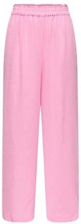 Broeken - High Waist - Elastische Tailleband - Straight Fit - Zijdenzakken