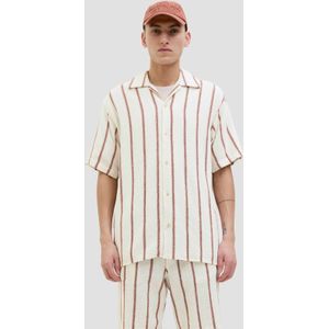 Jack & Jones - JORCOBA STRIPE RESORT SHIRT - Overhemd - Gestreept - 100% Katoen