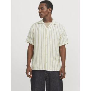 Jack & Jones - JORCOBA STRIPE RESORT SHIRT SS - Overhemd - Veelkleurig - 100% Katoen