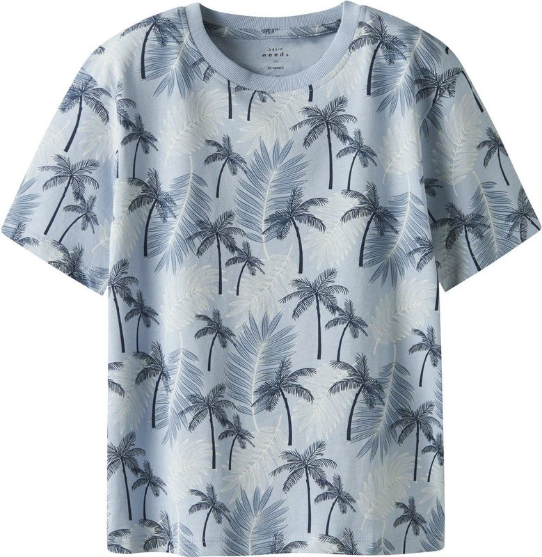 NAME IT KIDS - T-shirt - Blauw - Katoen