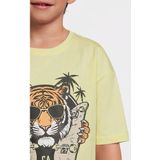 T-shirt - Motiefprint - Jersey - Ronde Hals - Halve Mouw - Losse Pasvorm