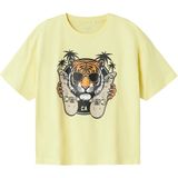 T-shirt - Motiefprint - Jersey - Ronde Hals - Halve Mouw - Losse Pasvorm