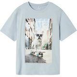 NAME IT KIDS - NKMVOTO - T-shirt - Middenblauw