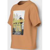 NAME IT KIDS - T-shirt - Camel - 100% Katoen