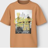 NAME IT KIDS - T-shirt - Camel - 100% Katoen