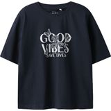 Name It - NkfVeen - T-Shirt - Navy Blazer - Katoen