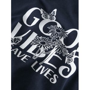 Name It - NkfVeen - T-Shirt - Navy Blazer - Katoen