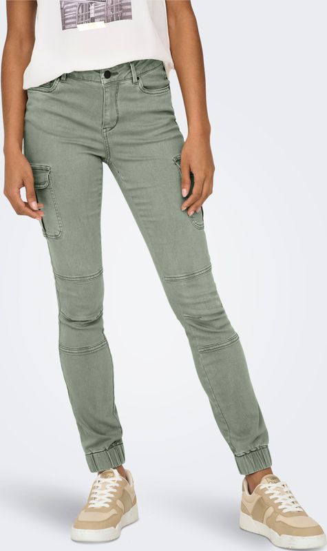 ONLY Cargohose ONLMISSOURI REG ANK CARGO PNT knöchellang mit elastischem Beinabschluss