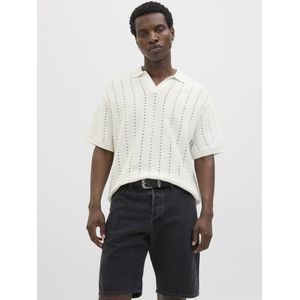 Jack & Jones - JORPAROS - Trui - Wit - Gerecycled Materiaal