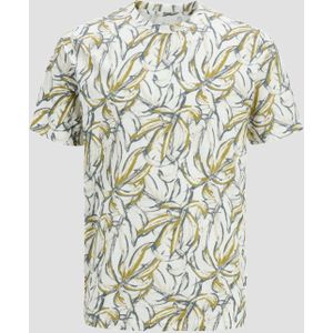 Jack & Jones Jorsplit Aop Tee Ss Crew Neck, cloud dancer, S