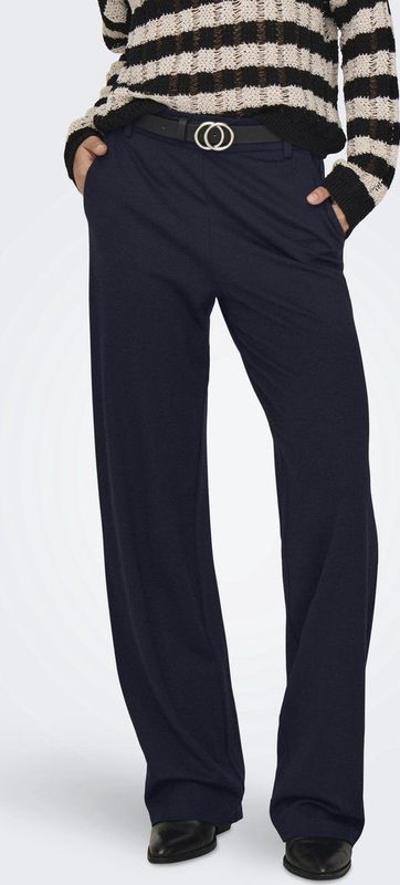 Only - ONLPOPTRASH - Pantalon - Night Sky - Mid Waist - Rechte Pijpen
