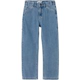 Jeans - Straight Fit - Blauw - 80% Katoen, 20% Gerecycled Katoen