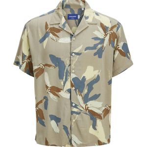 Overhemd - All-over Patroon - Viscose - Comfort Fit - Knoopsluiting