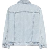 Kogbelieve - Denim Jas - Blauw - Knoopsluiting - Lange Mouwen - Borstzakken