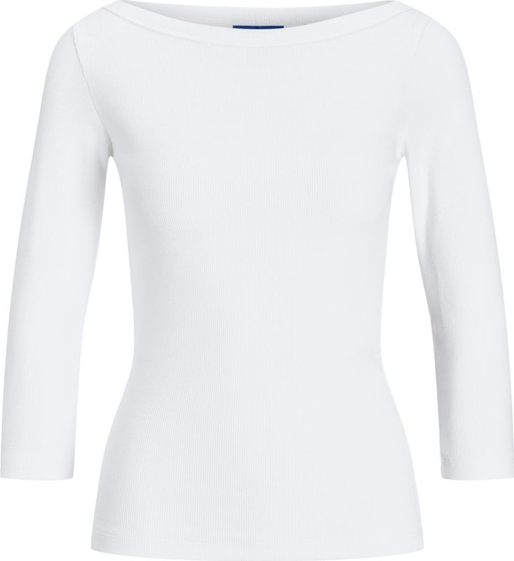 Jack & Jones - Jxfifi STR 3/4 Boatneck TOP JRS - Dames Top - Zwart