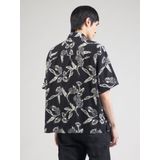 JACK & JONES - JORPAROS - Overhemd - Zwart/Wit - Comfort Fit - Halve Mouw