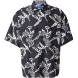 JACK & JONES - JORPAROS - Overhemd - Zwart/Wit - Comfort Fit - Halve Mouw