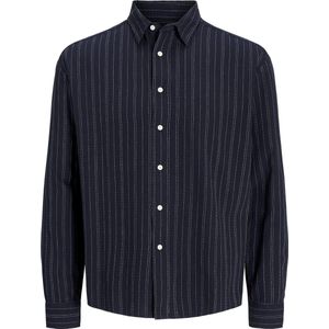 Jack&Jones - Jorjames Split Stripe Shirt - Blauw - Overhemd