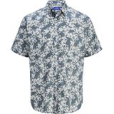 JACK & JONES Jorjoshua Split Aop Shirt Ss voor heren, stormy weather, L