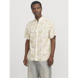 Jack & Jones - Overhemd - Camel/Wit - Regular Fit