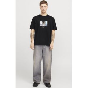 Jack & Jones - Vesterbro Picture Shirt - T-shirt - Relaxed Fit - Korte Mouwen - 100% Katoen