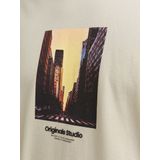 JACK & JONES - VESTERBRO - T-shirt - Zwart - Katoen - Regular Fit