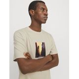 JACK & JONES - VESTERBRO - T-shirt - Zwart - Katoen - Regular Fit