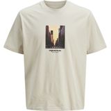 JACK & JONES - VESTERBRO - T-shirt - Zwart - Katoen - Regular Fit