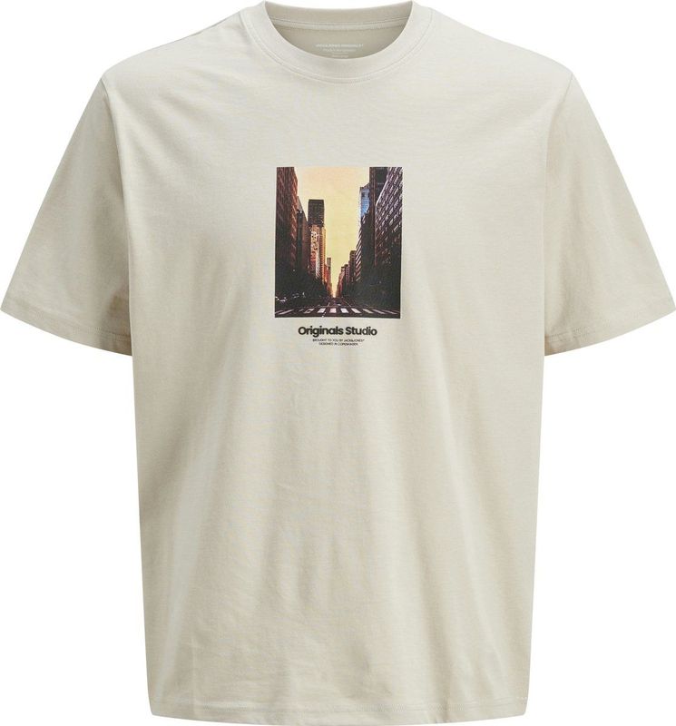 JACK & JONES - VESTERBRO - T-shirt - Zwart - Katoen - Regular Fit