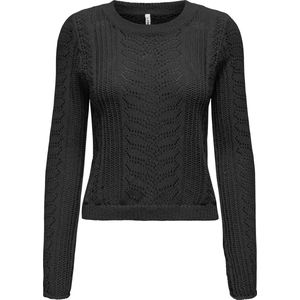 ONLY - Trui - Zwart - Polyester - Lange Mouwen
