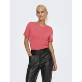 Onleffie - Gebreide Pullover - O-hals - Korte Mouwen - Regular Fit