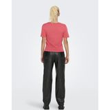 Onleffie - Gebreide Pullover - O-hals - Korte Mouwen - Regular Fit